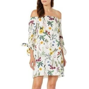 NWT Anthropologie Bailey 44 Women's Botanical Off The Shoulder‎ Dress Size MP